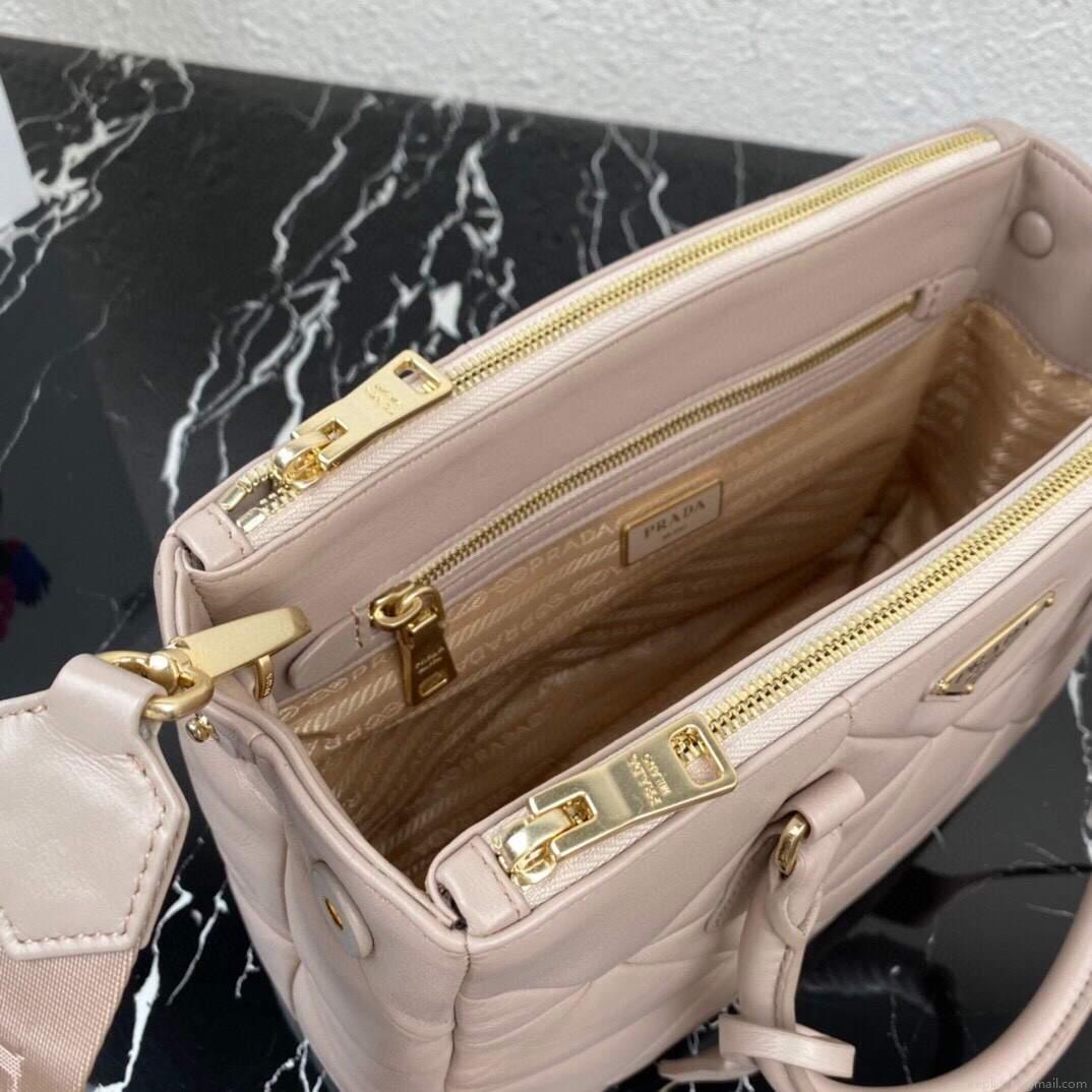 Prada Small Prada Galleria Saffiano Leather bag 1BA863 Apricot