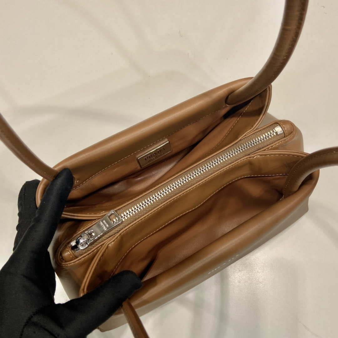 Prada 1BA368 Leather mini-bag Bag Brown