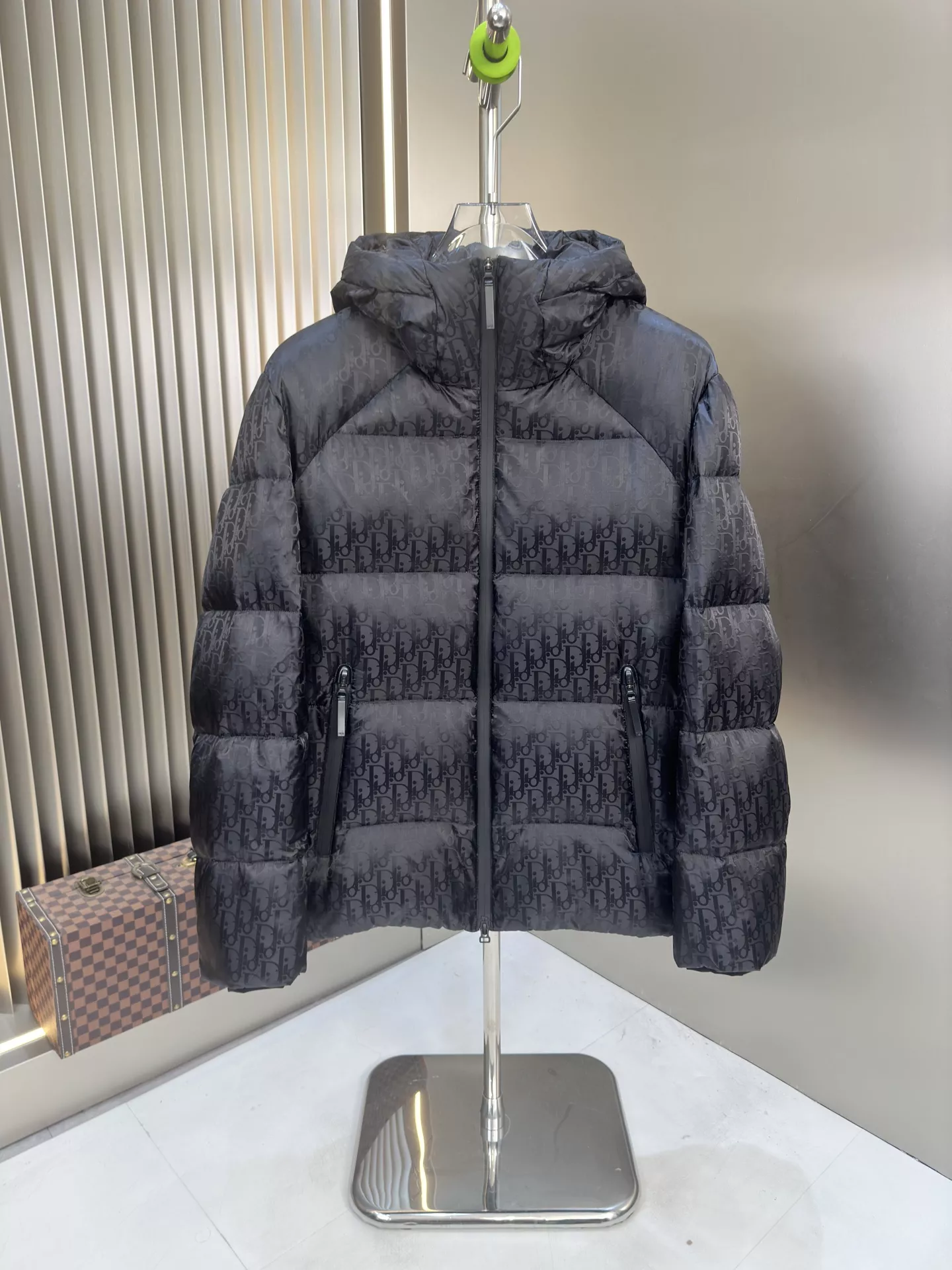 Christian Dior Clothing Mens Down Feather Coat Long Sleeved Black Code 59614