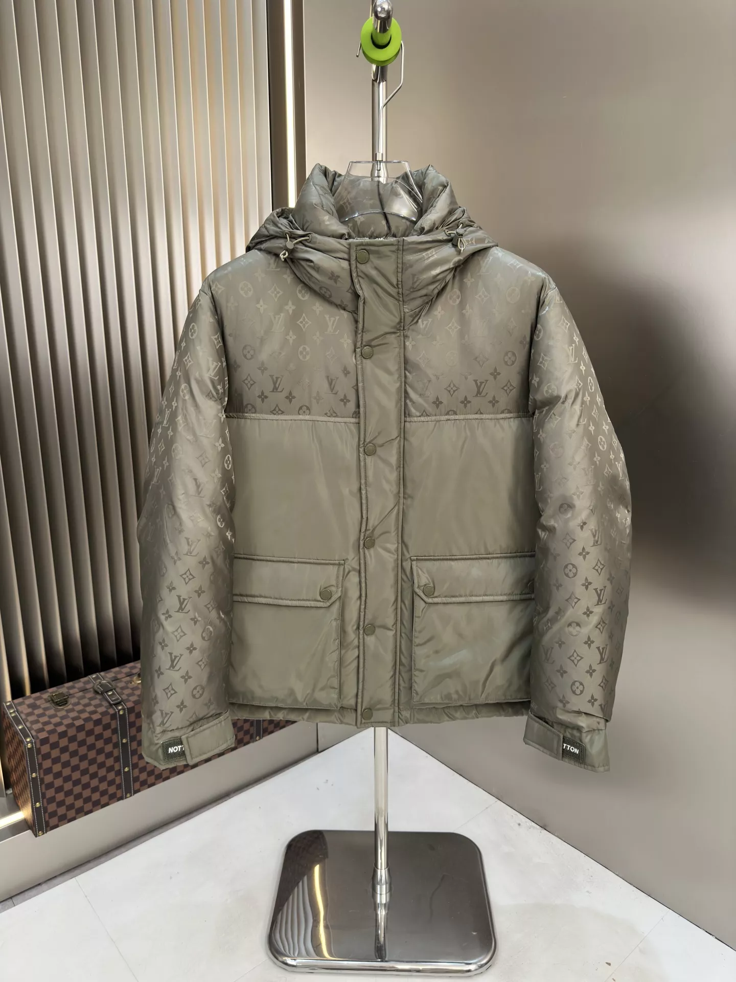 Louis Vuitton Man Down Feather Coat Long Sleeved 4361426