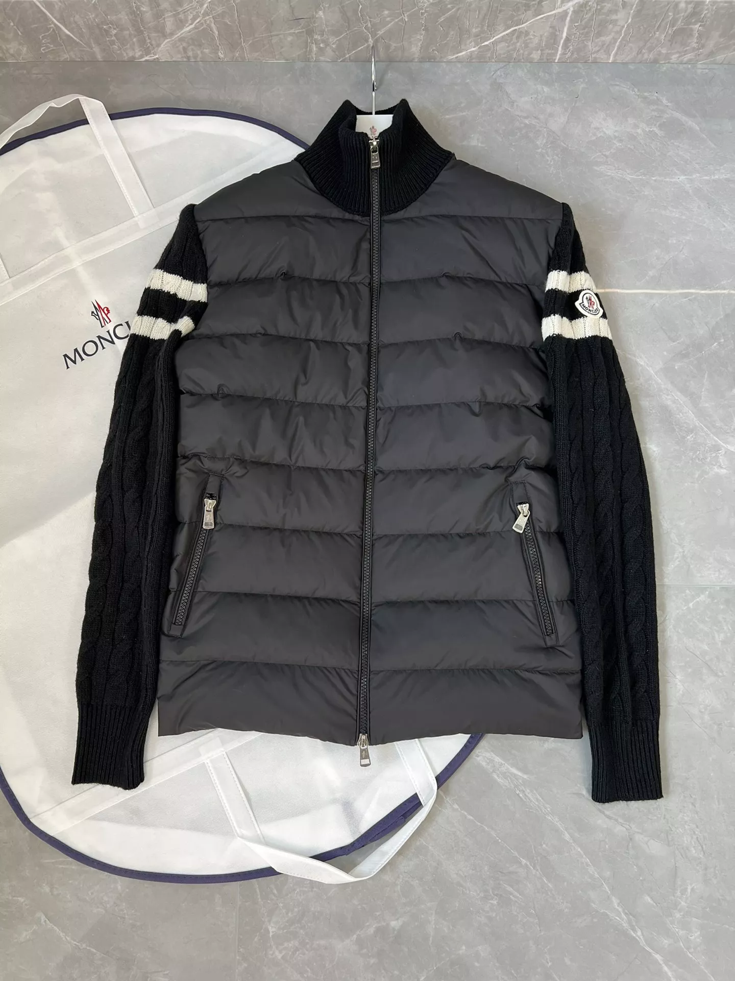 Moncler Down Feather Coat Long Sleeved For Unisex #1346294