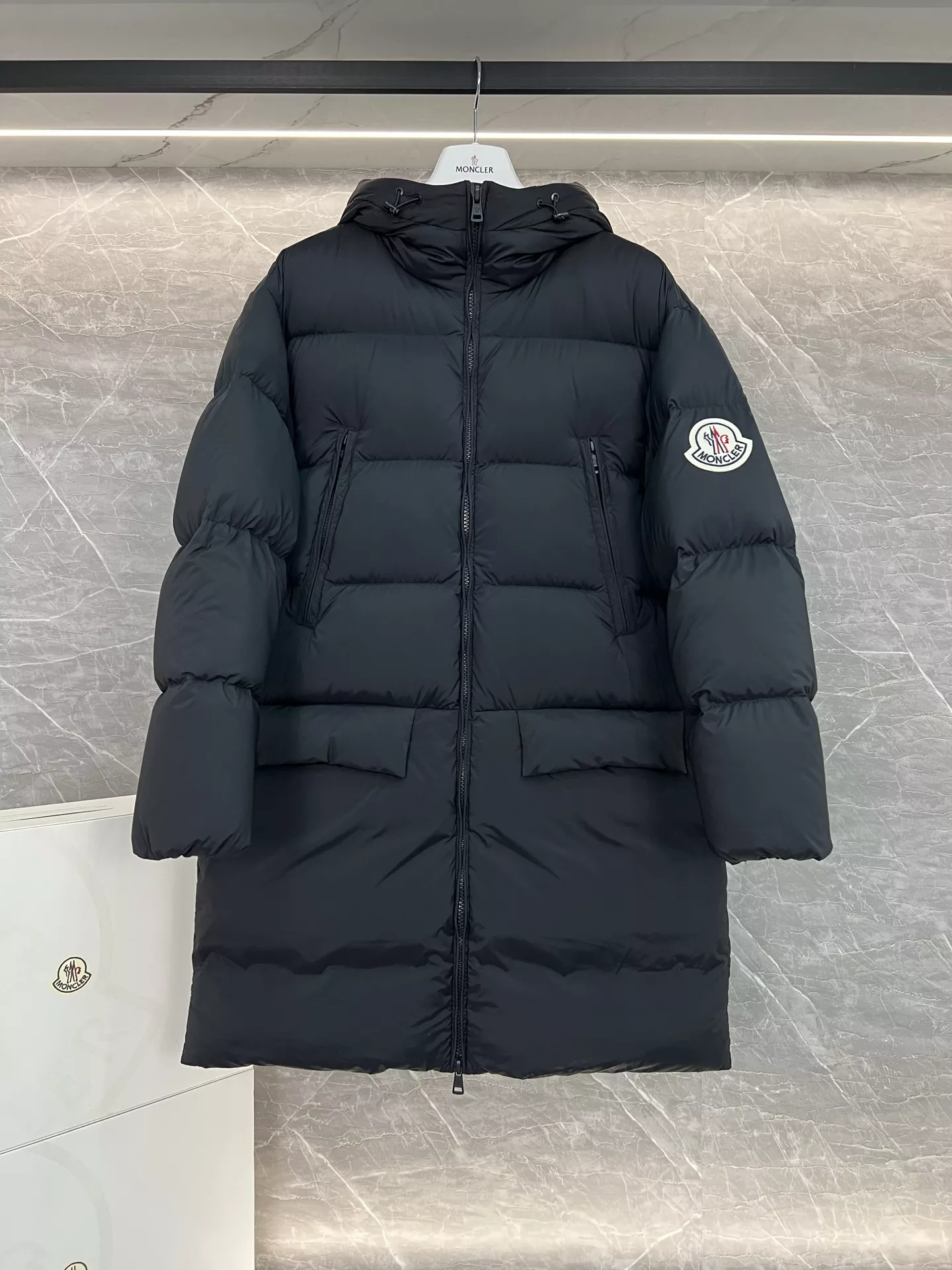 Luxury Clothing Man Moncler Down Feather Coat Long Sleeved 861448