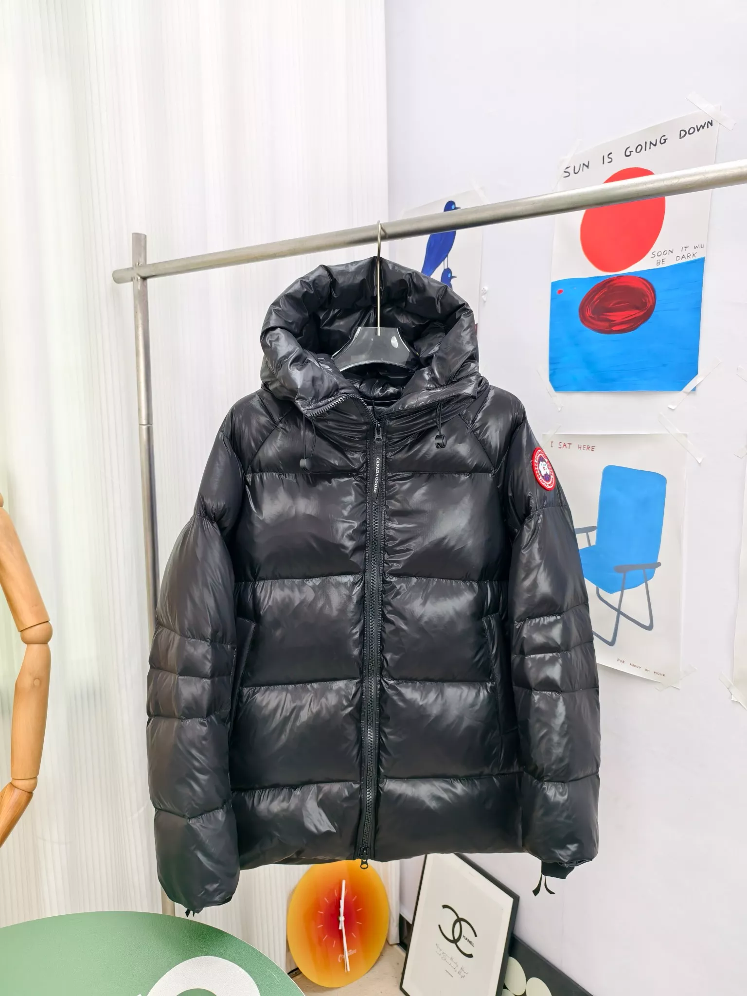 Canada Goose Woman Down Feather Coat Long Sleeved For Women 361538