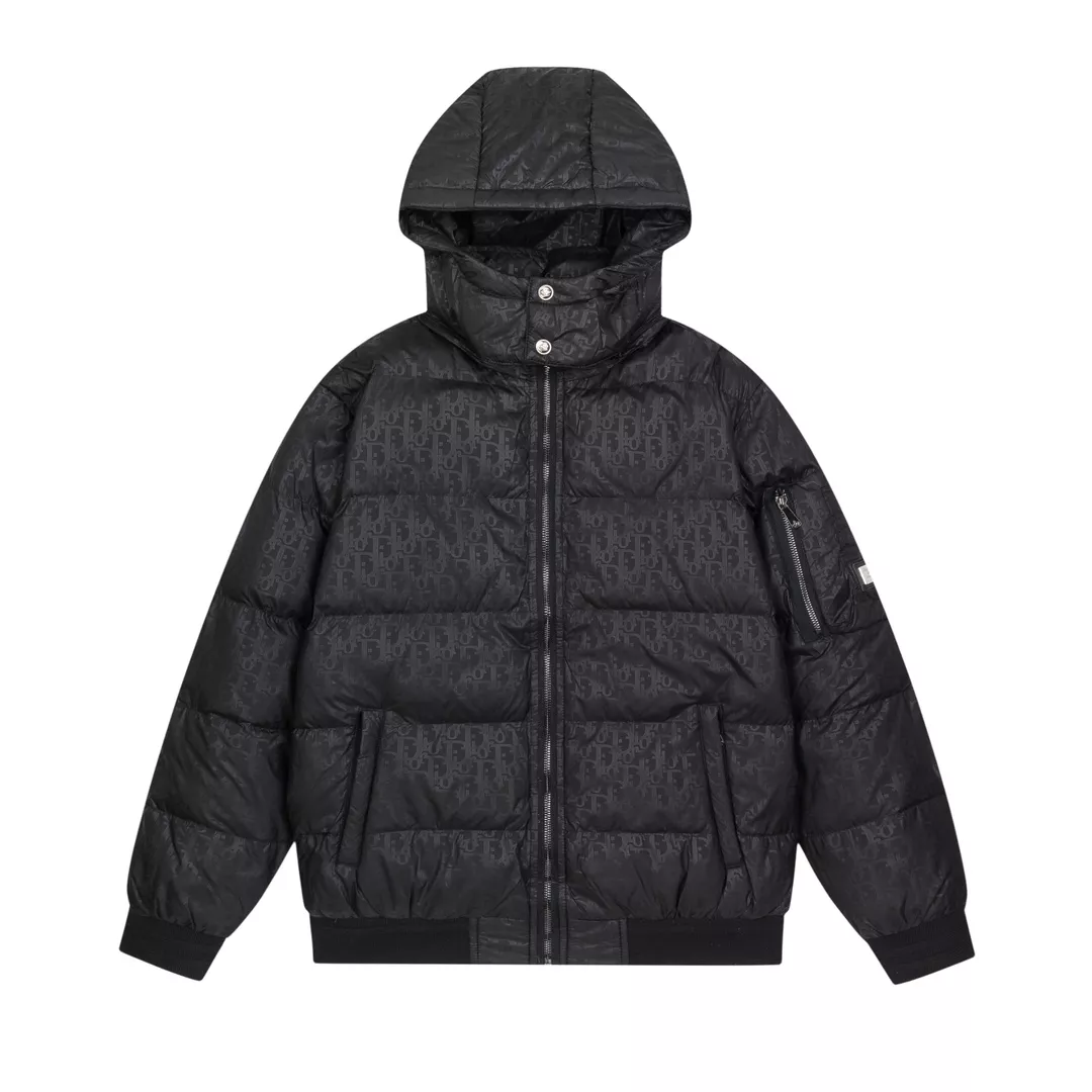 Christian Dior Man Down Feather Coat Long Sleeved 346462