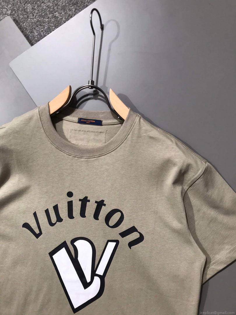 LV 1AAU5D Men’s Women’s LV Frequency Graphic T-Shirt L66471