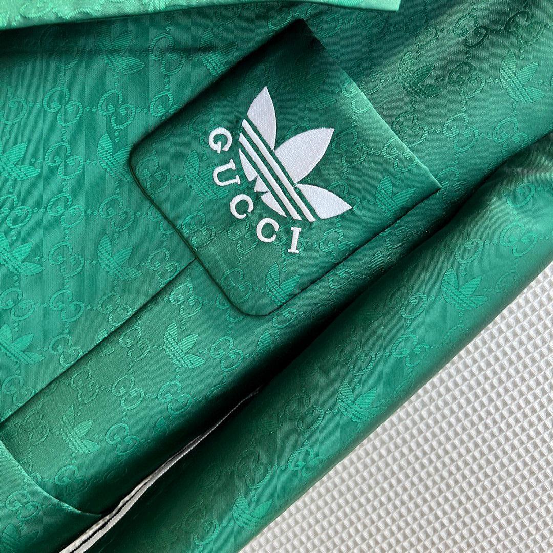 Gucci 693451 adidas x Gucci GG Jacket for women green