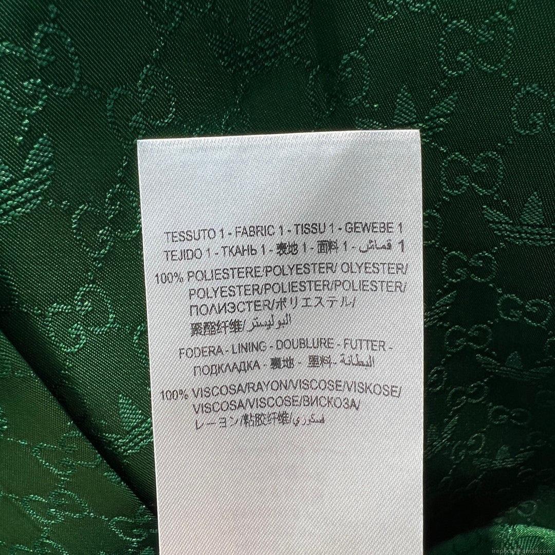 Gucci 693451 adidas x Gucci GG Jacket for women green