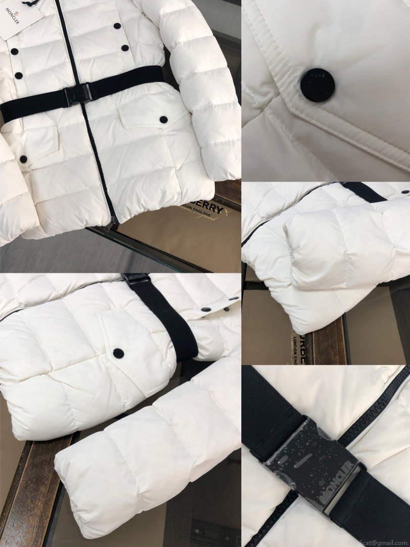 Moncler G20912A Women’s Short Down White 88633