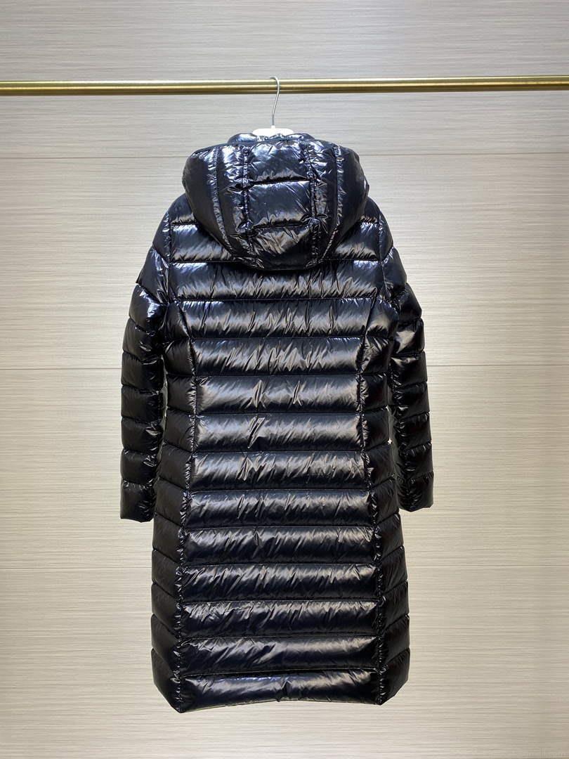 Moncler H20931C Women’s Long Down Black 88639