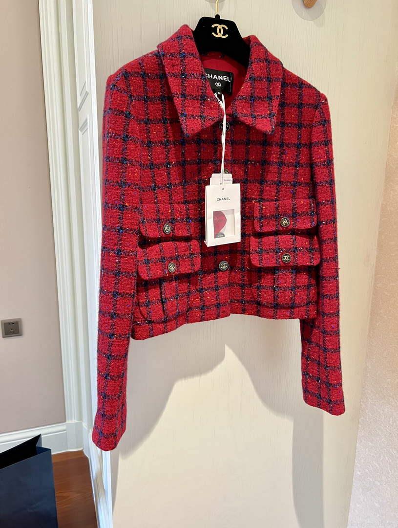 Chanel P73609 Women’s Fashion Clothing Jacket C58701