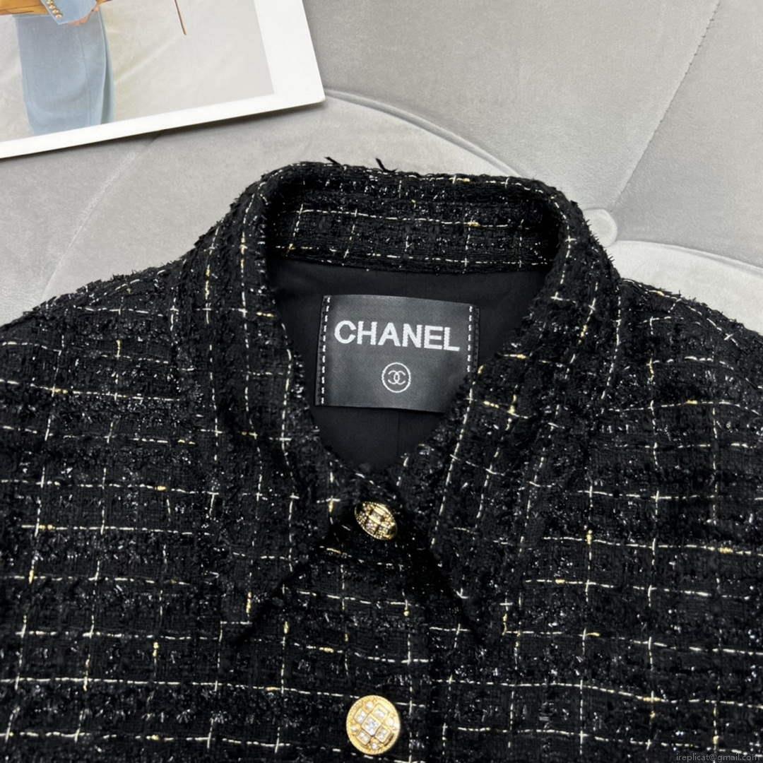 Chanel P73609 Women’s Fashion Clothing Jacket C58714