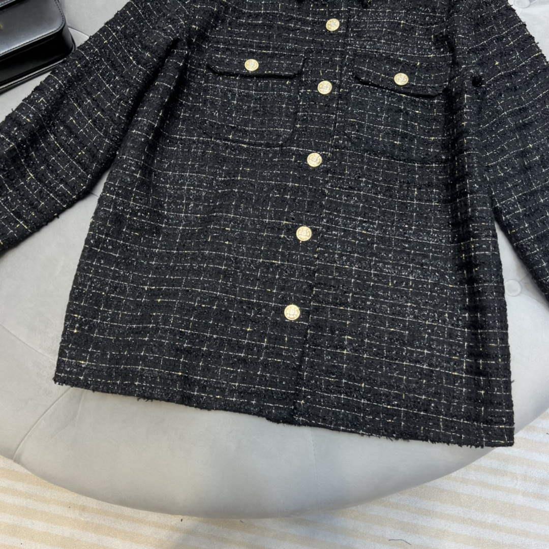 Chanel P73609 Women’s Fashion Clothing Jacket C58714
