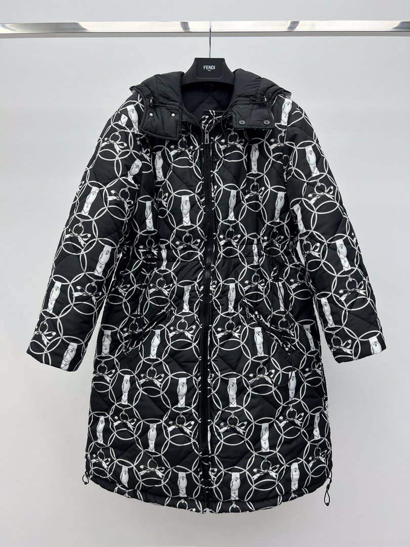 Hermes H2H4604DU02 Women’s Fashion Clothing Reversible Puffer Coat H33266