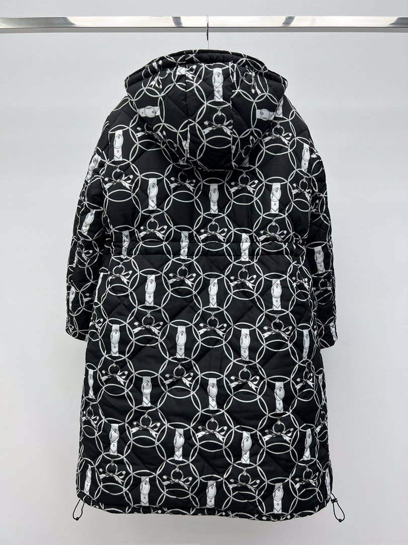 Hermes H2H4604DU02 Women’s Fashion Clothing Reversible Puffer Coat H33266