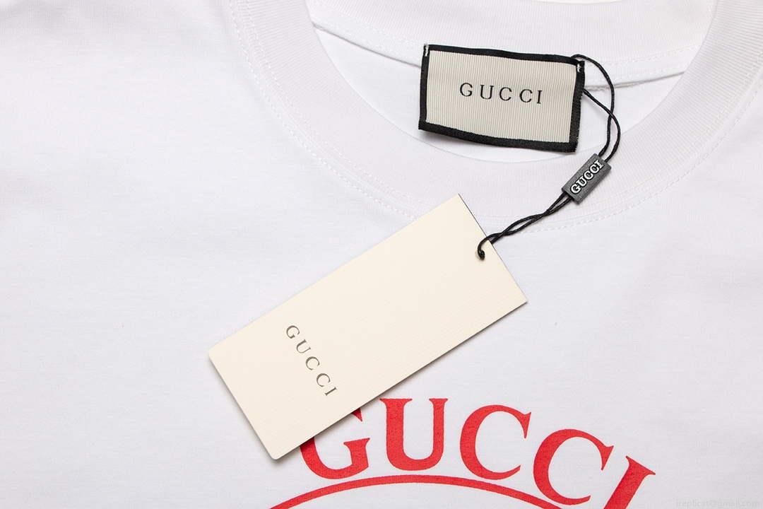 Gucci 717422 Logo print cotton jersey Women’s T-shirt G38661