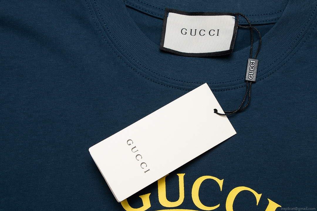Gucci 717422 Logo print cotton jersey Men Women’s T-shirt G38663
