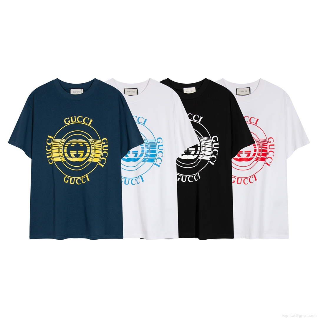 Gucci 717422 Logo print cotton jersey Men Women’s T-shirt G38663