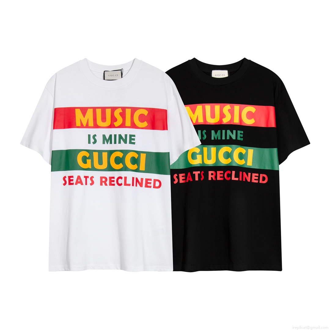 Gucci 717422 Logo print cotton jersey Men Women’s T-shirt G38665