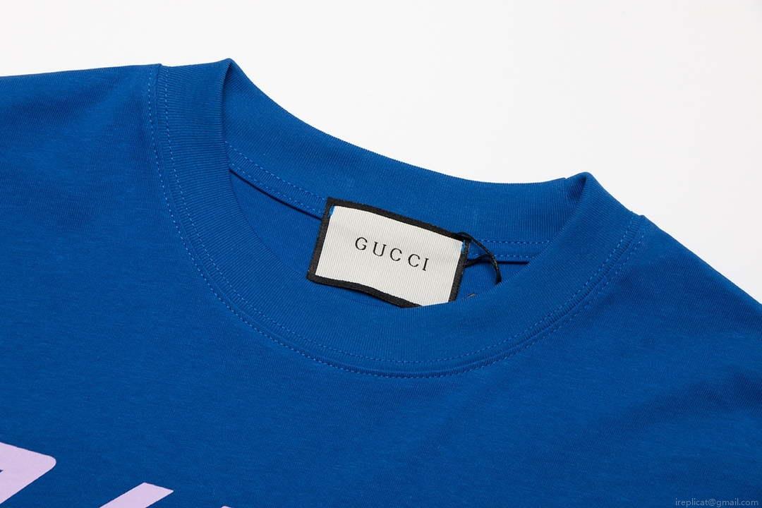 Gucci 717422 Logo print cotton jersey Men Women’s T-shirt G38670