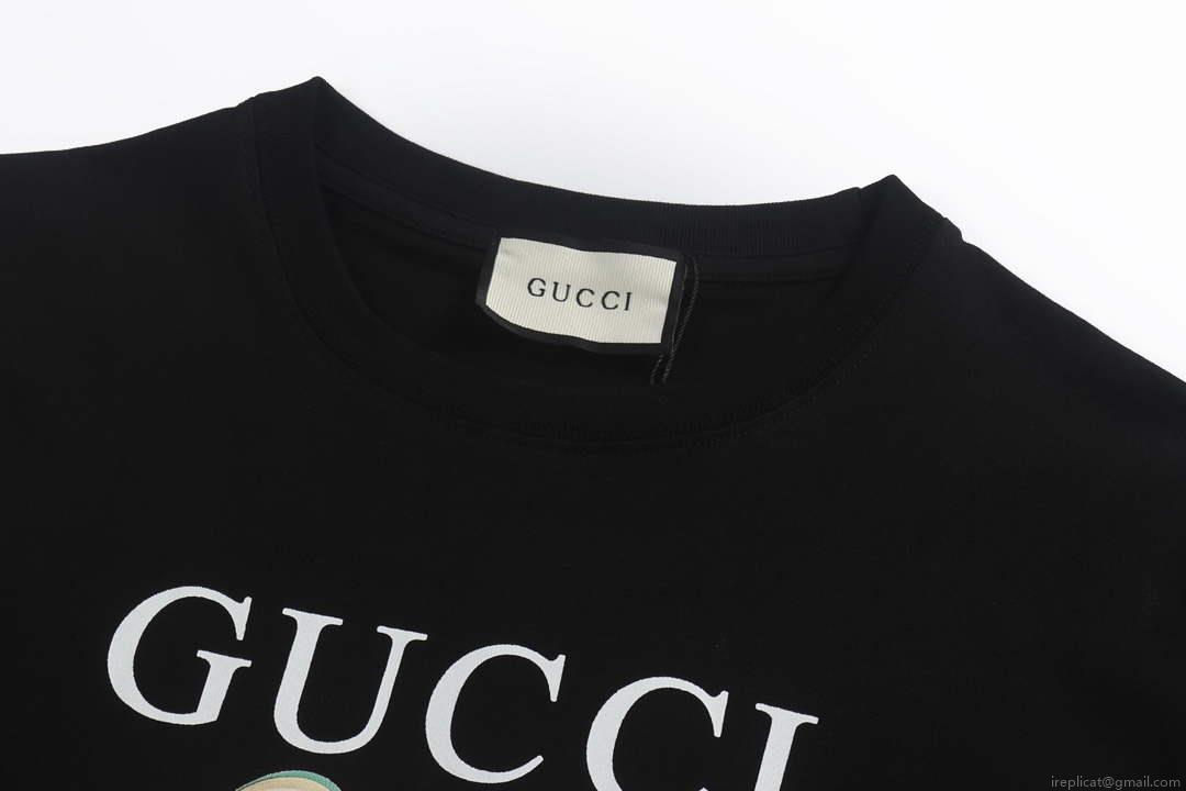 Gucci 717422 Logo print cotton jersey Men Women’s T-shirt G38677