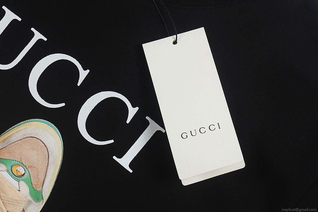 Gucci 717422 Logo print cotton jersey Men Women’s T-shirt G38677