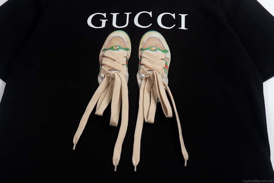 Gucci 717422 Logo print cotton jersey Men Women’s T-shirt G38677