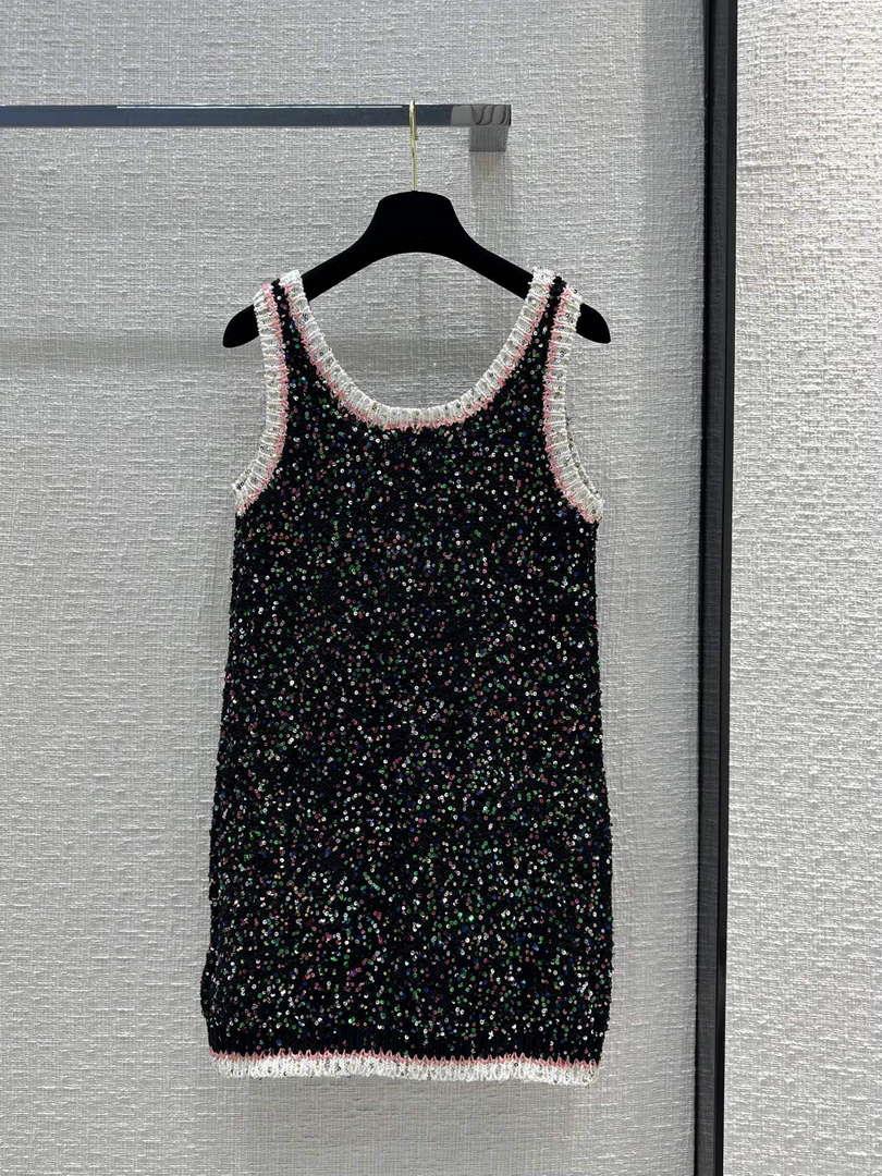 Chanel Women’s Fashion Clothing Knitted Sleeveless Dress C58808