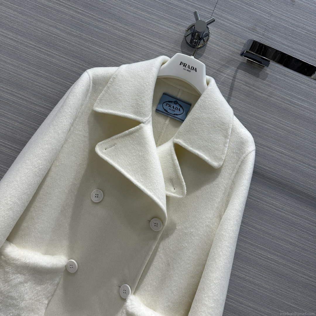 Prada Women’s Fashion Clothing Cashmere Coat P99465