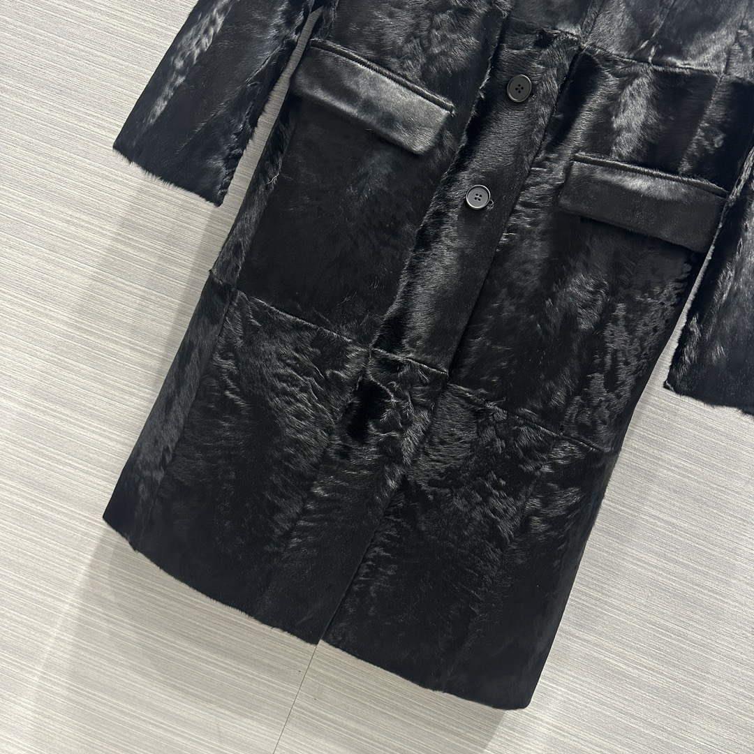 Prada Women’s Fashion Clothing Sheepskin Suit Coat P99468