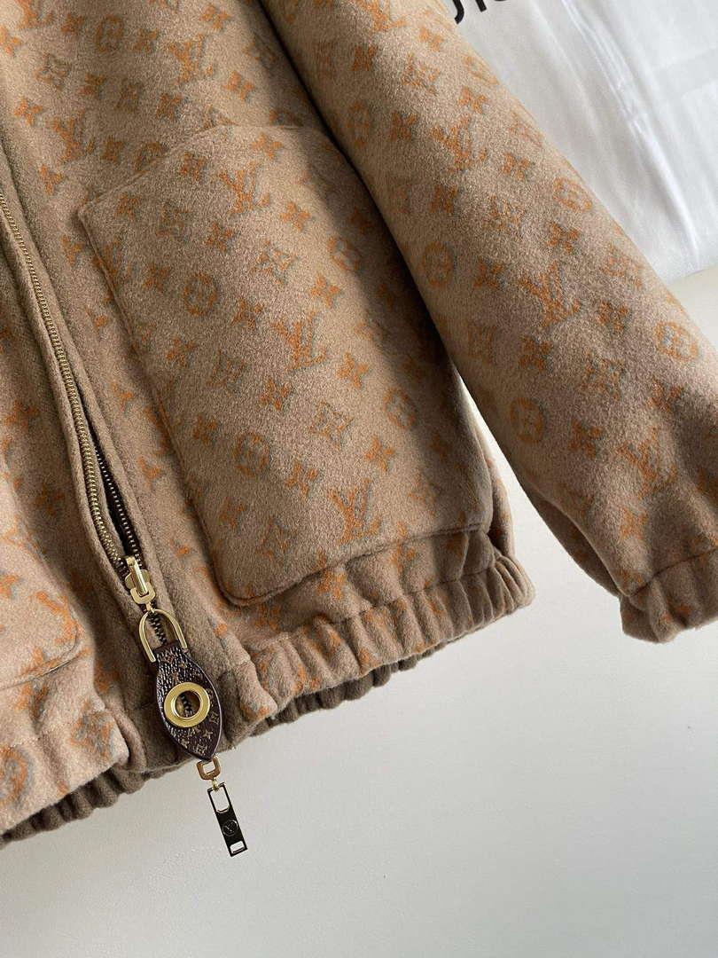 LV 1ABTBO Louis Vuitton Reversible 3D Monogram Jacquard Jacket L35820
