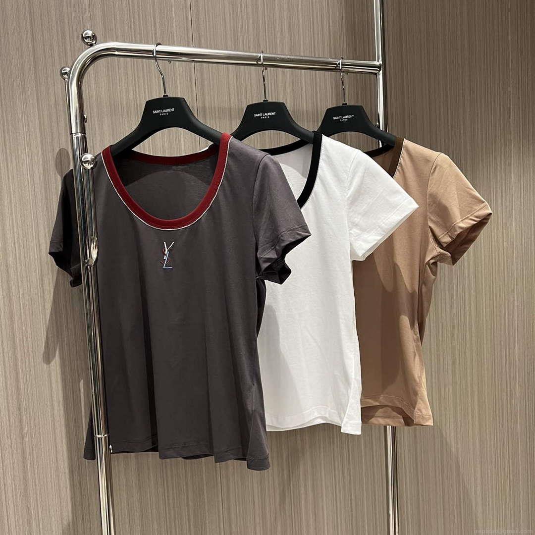 YSL Women’s T-shirt Fashion Clothing Y51521