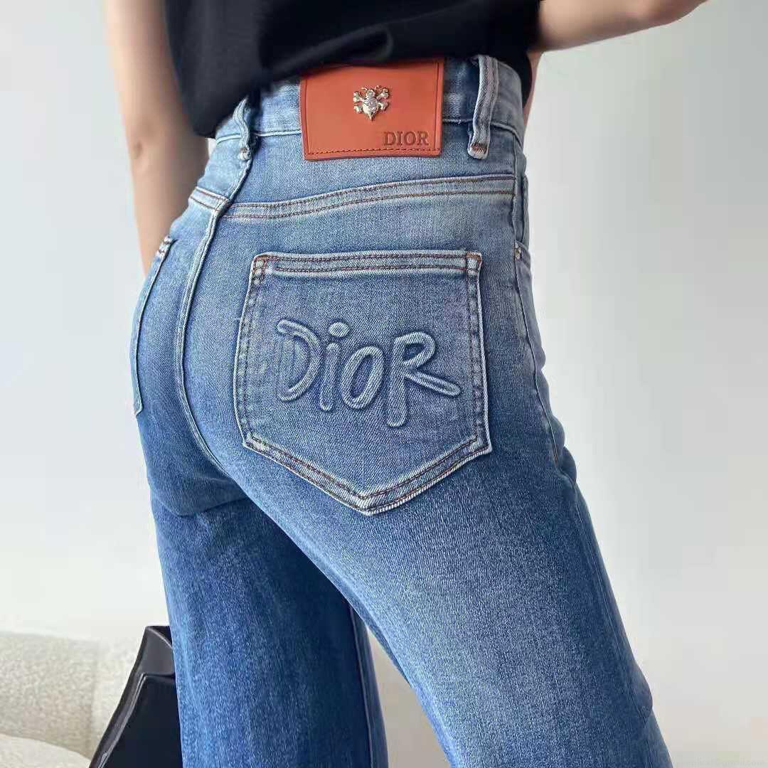 Dior Women’s Jeans Designer Dior Trousers 30009