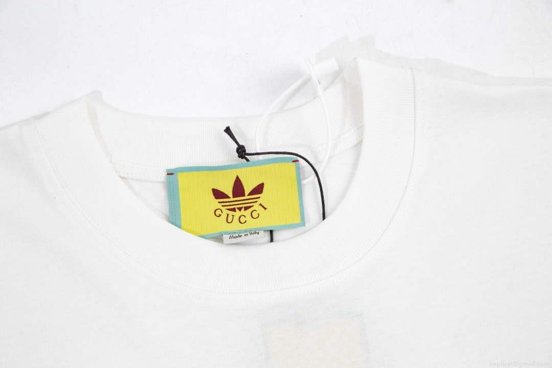 Gucci 616036 Adidas x Gucci Cotton Jersey Men Women’s T-shirt G38682