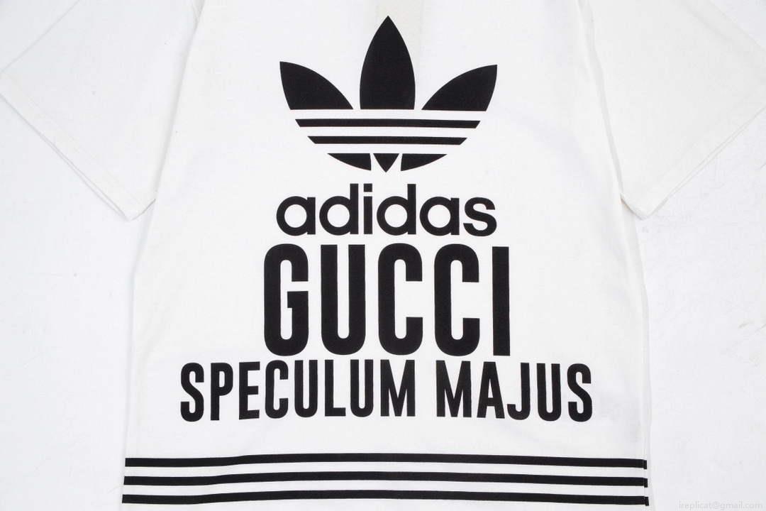 Gucci 616036 Adidas x Gucci Cotton Jersey Men Women’s T-shirt G38682