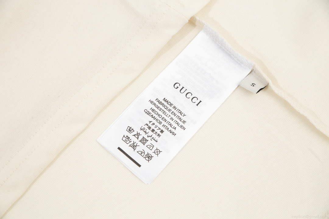 Gucci 457095 Logo print cotton jersey Men Women’s T-shirt G38693