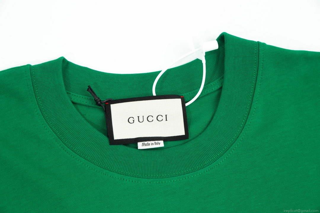 Gucci 457095 Logo print cotton jersey Men Women’s T-shirt G38694