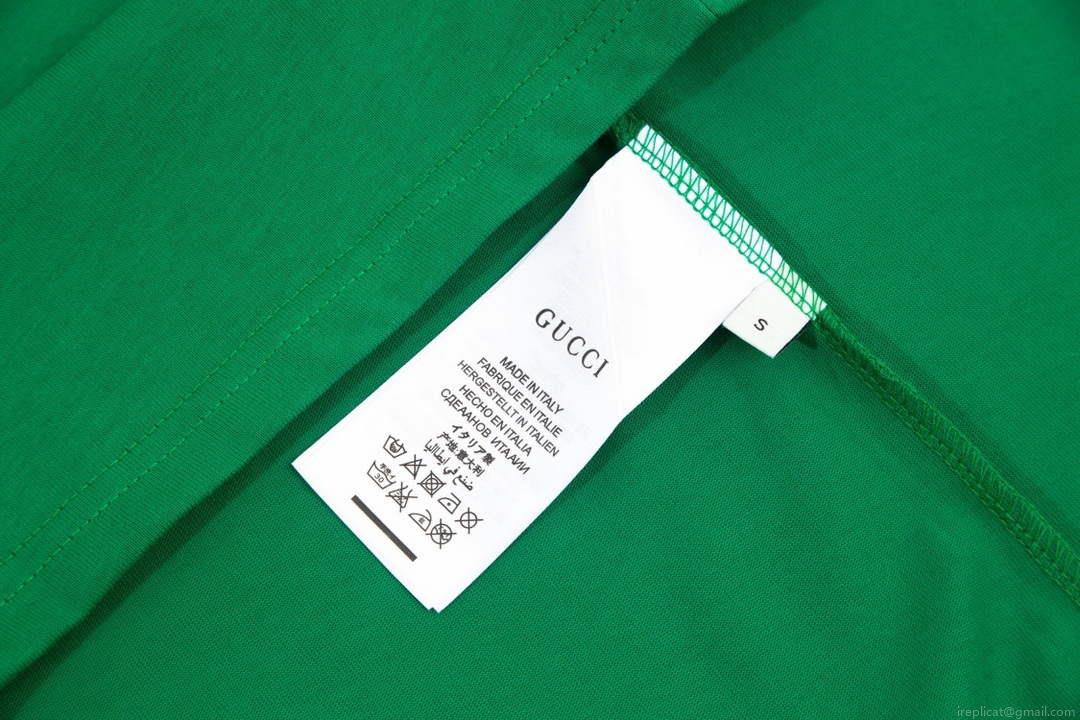 Gucci 457095 Logo print cotton jersey Men Women’s T-shirt G38694