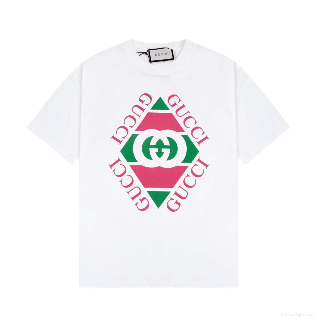 Gucci 457095 Logo print cotton jersey Men Women’s T-shirt G38704
