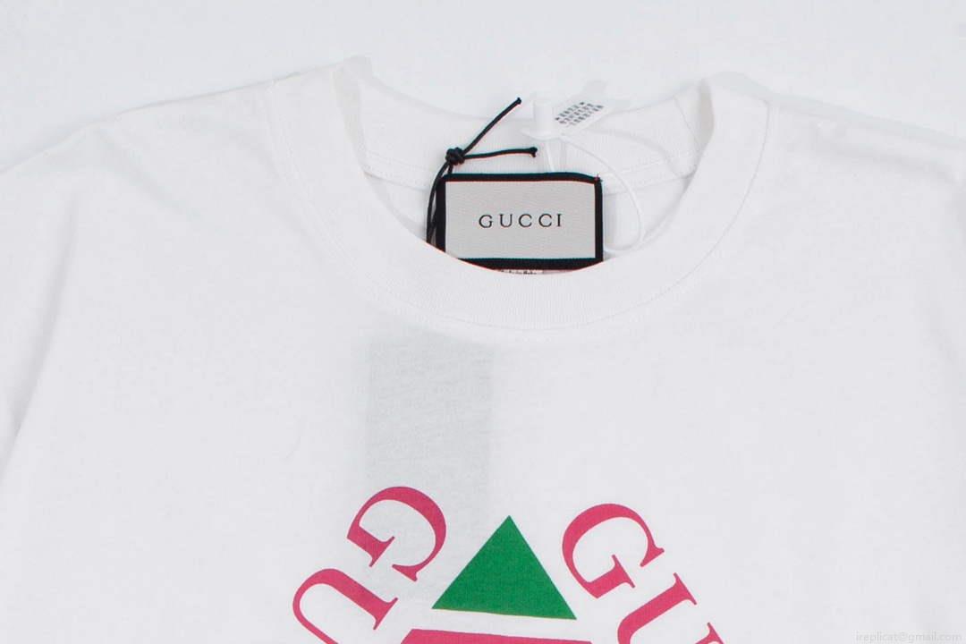 Gucci 457095 Logo print cotton jersey Men Women’s T-shirt G38704