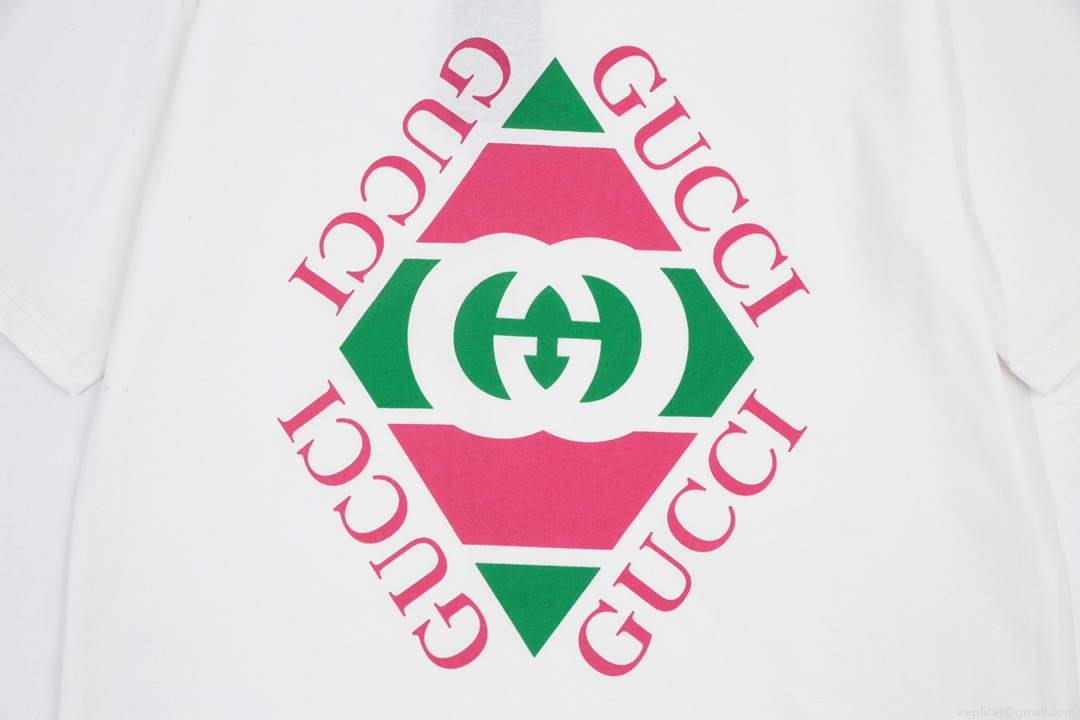 Gucci 457095 Logo print cotton jersey Men Women’s T-shirt G38704