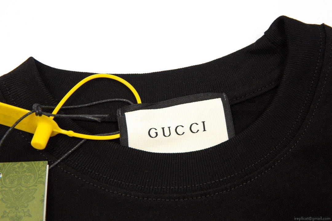Gucci 457095 Logo print cotton jersey Men Women’s T-shirt G38705
