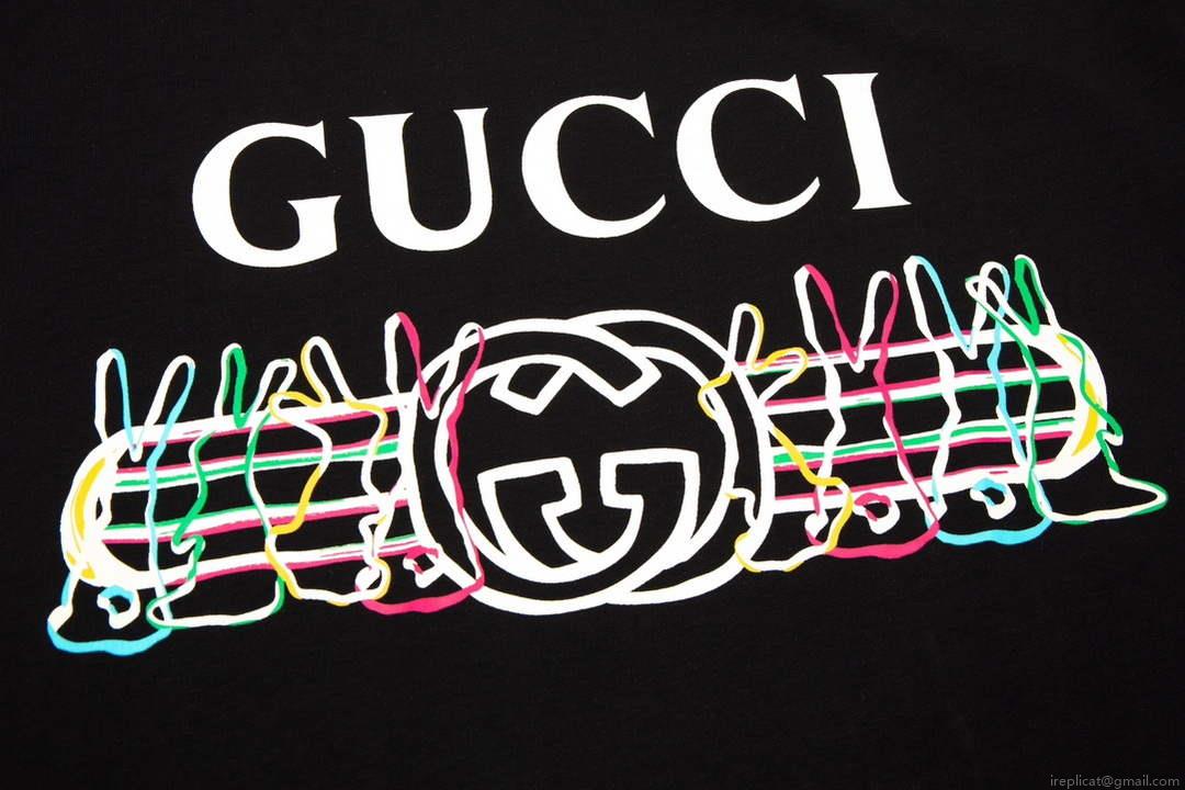Gucci 457095 Logo print cotton jersey Men Women’s T-shirt G38705