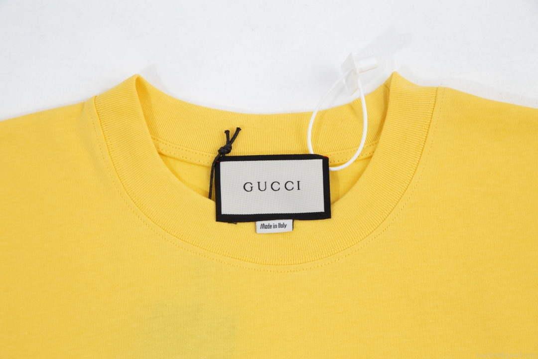 Gucci 457095 Logo print cotton jersey Men Women’s T-shirt G38707