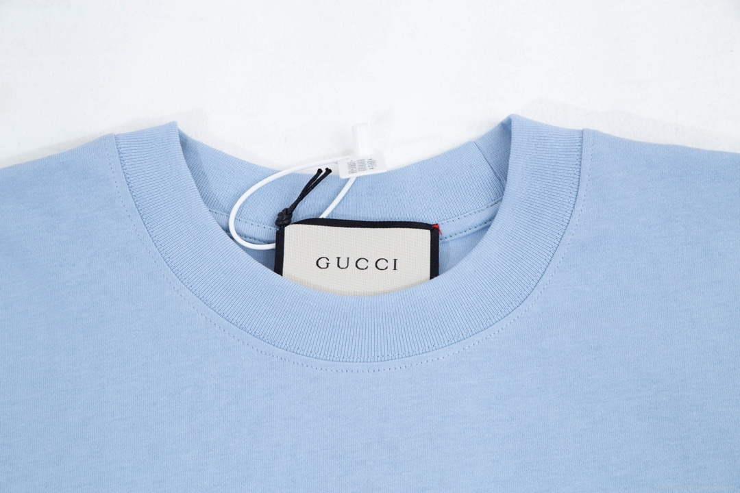 Gucci 457095 Logo print cotton jersey Men Women’s T-shirt G38708