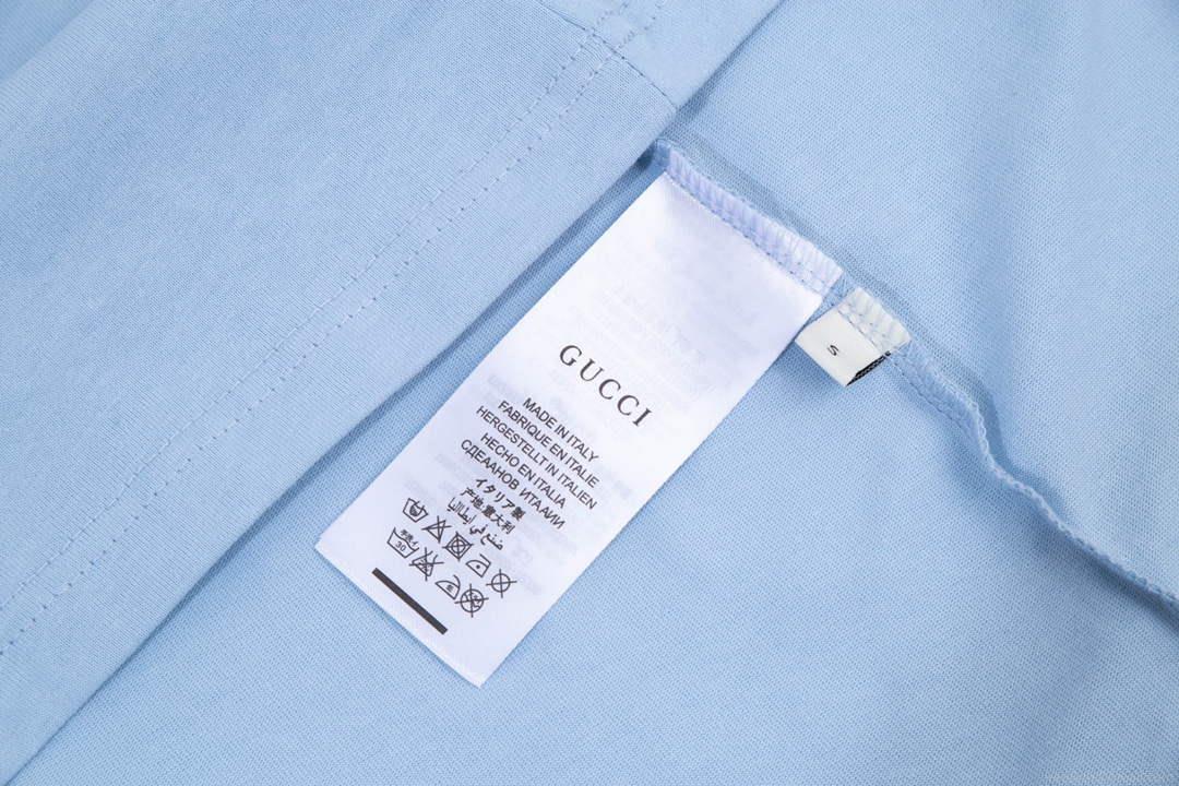 Gucci 457095 Logo print cotton jersey Men Women’s T-shirt G38708