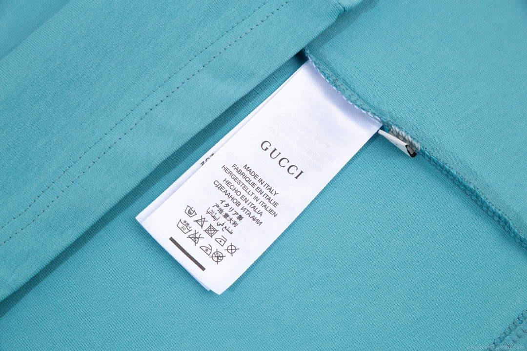 Gucci 457095 Logo print cotton jersey Men Women’s T-shirt G38713
