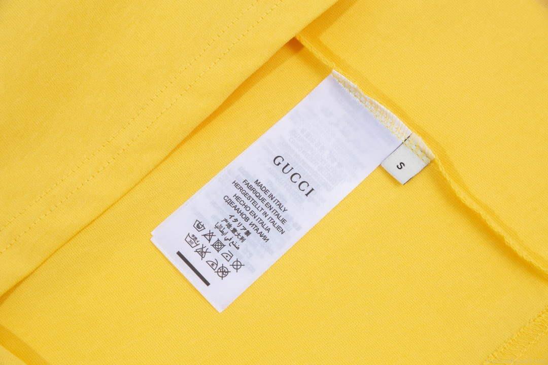 Gucci 457095 Logo print cotton jersey Men Women’s T-shirt G38716