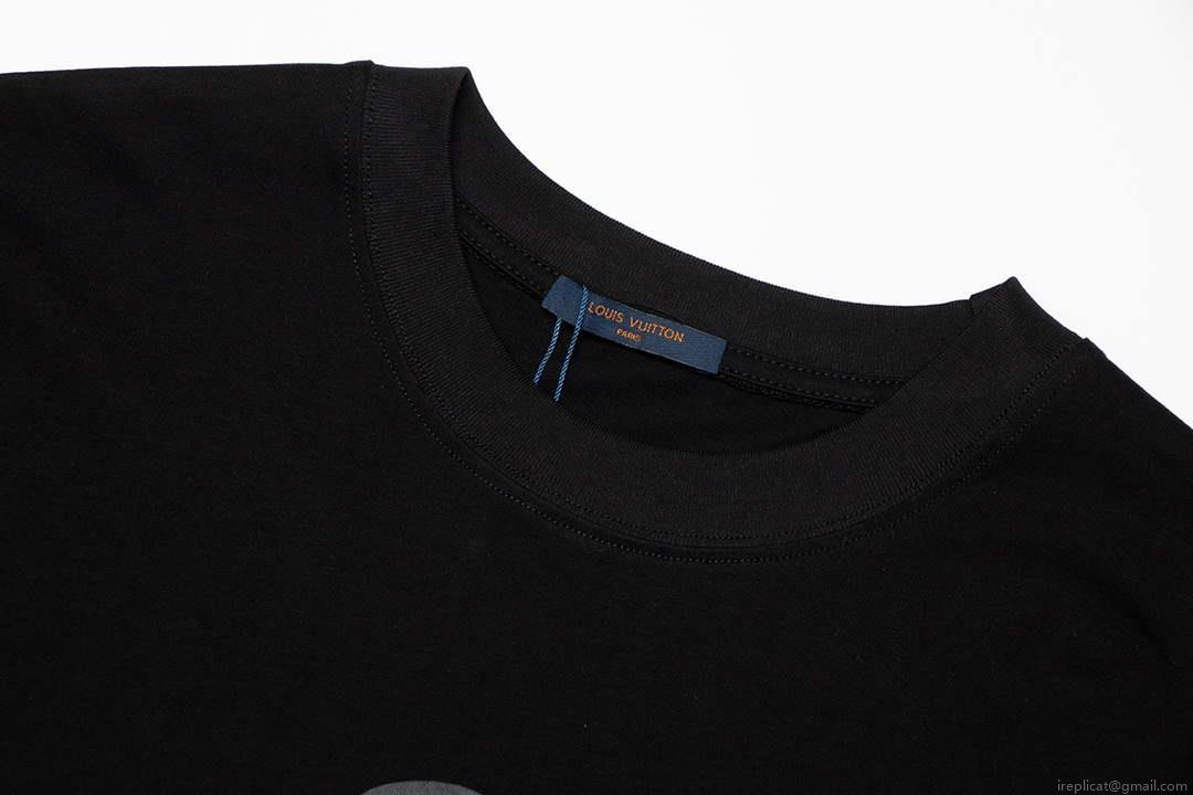 LV 1AAU5B Louis Vuitton Print Cotton Jersey Men Women’s T-shirt L56208