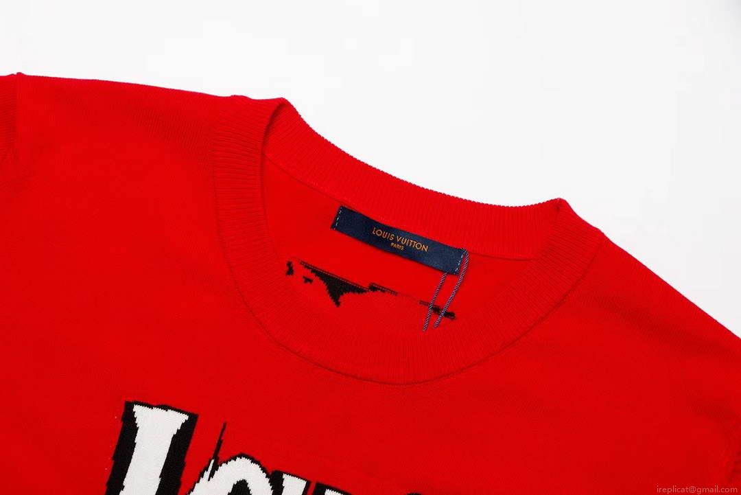 LV 1AAU5B Louis Vuitton Print Cotton Jersey Men Women’s T-shirt L56217