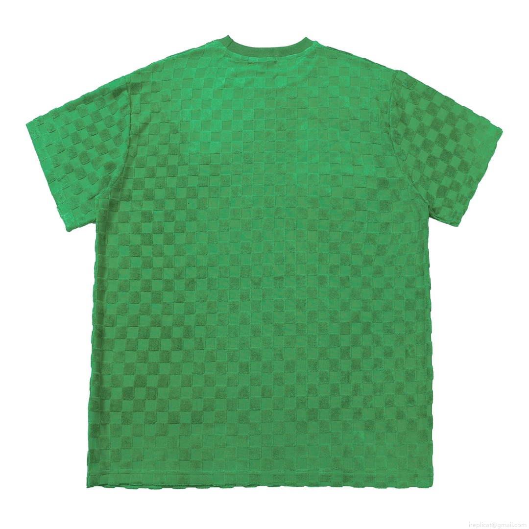 LV 1AAU5B Louis Vuitton New Towel Embroidery Men Women’s T-shirt L56220